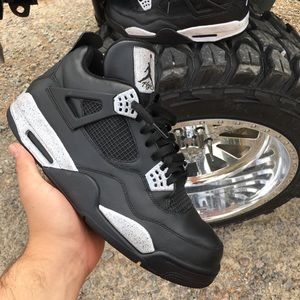 Custom Jordan 4s size 13